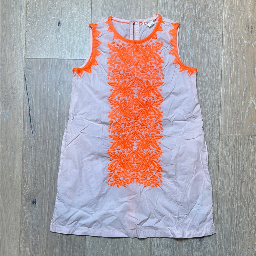 Crewcuts Pink and Orange Embellished Dress